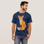 Geometrisches Fo Retro T-Shirt (Vorne ganz)