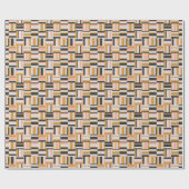 Geometrisches Form-Muster Geschenkpapier (Flach)