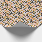 Geometrisches Form-Muster Geschenkpapier (Ecke)