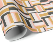Geometrisches Form-Muster Geschenkpapier (Rolleneckpunkt)