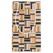 Geometrisches Form-Muster Kleine Geschenktüte (Vorderseite)