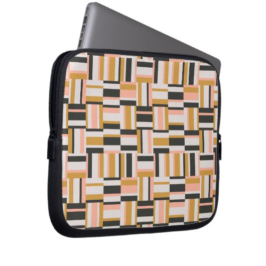 Geometrisches Form-Muster Laptopschutzhülle (Vorne Rechts)