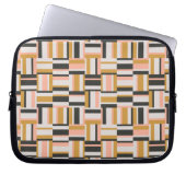 Geometrisches Form-Muster Laptopschutzhülle (Vorderseite)