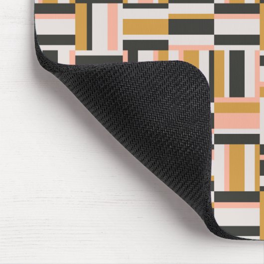 Geometrisches Form-Muster Mousepad (Ecke)