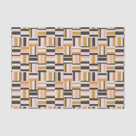 Geometrisches Form-Muster Seidenpapier (Vorderseite)