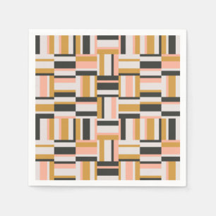Geometrisches Form-Muster Serviette
