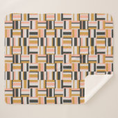 Geometrisches Form-Muster Sherpadecke (Vorderseite (Horizontal))