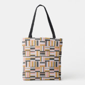Geometrisches Form-Muster Tasche (Rückseite)
