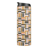 Geometrisches Form-Muster Thermosbecher (Nach rechts gedreht)