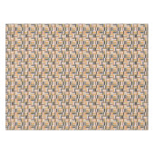 Geometrisches Form-Muster Tischdecke (Vorderseite (Horizontal))