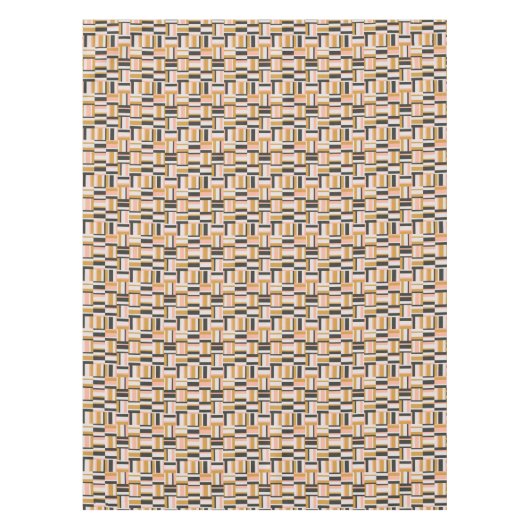 Geometrisches Form-Muster Tischdecke (Vorderseite)