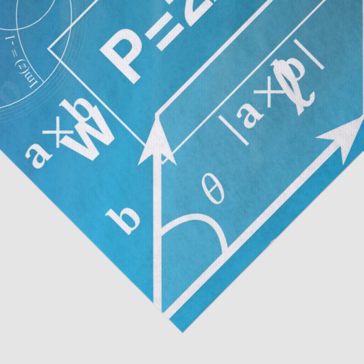 geometrisches Formelpapier Seidenpapier (Detail)