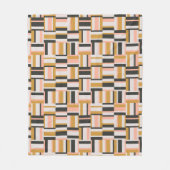 Geometrisches Formmuster Fleecedecke (Vorderseite)