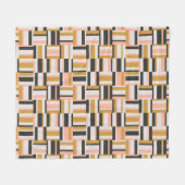 Geometrisches Formmuster Fleecedecke (Vorderseite (Horizontal))