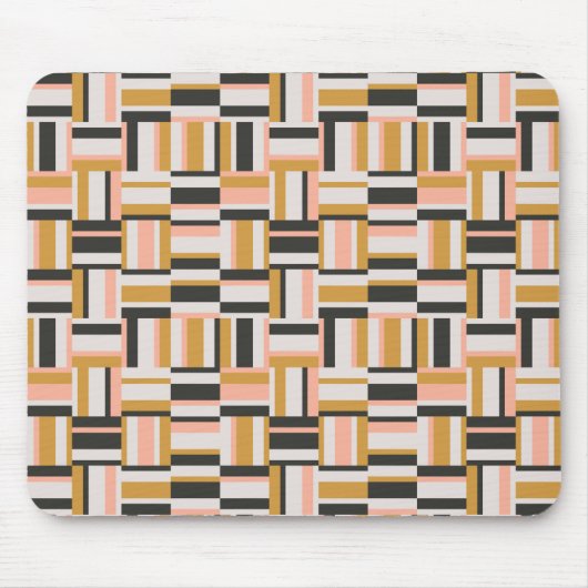 Geometrisches Formmuster Mousepad (Vorne)
