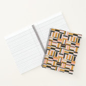 Geometrisches Formmuster Notizblock (Innenseite)