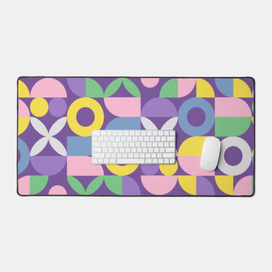 Geometrisches Formmuster - Schreibtischmatte | DP7 (Tastatur & Maus)