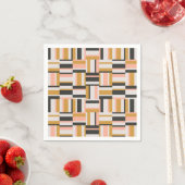 Geometrisches Formmuster Serviette (Beispiel)