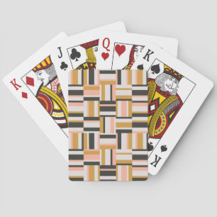 Geometrisches Formmuster Spielkarten