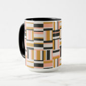Geometrisches Formmuster Tasse (Vorderseite Links)