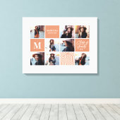 Geometrisches Foto Abschluss personalisierte Gesch Leinwanddruck (Insitu (Holzboden))