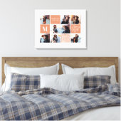 Geometrisches Foto Abschluss personalisierte Gesch Leinwanddruck (Insitu (Schlafzimmer))