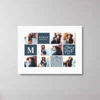 Geometrisches Foto Abschluss personalisierte Gesch