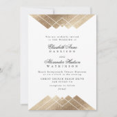 Geometrisches Foto Einladung (Vorderseite)