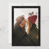 Geometrisches Foto Einladung (Rückseite)