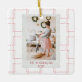 geometrisches Foto Keramikornament (Vorderseite)