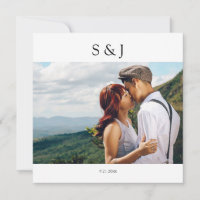 Geometrisches Foto Quadrat Weiß und Schwarz 2 Hoch