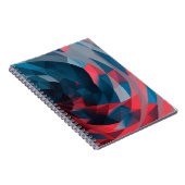 Geometrisches Fotografisches Design-Poster Notizblock (Rechte Seite)