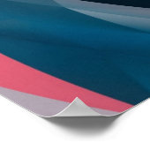 Geometrisches fotografisches Kunstdesign Poster (Ecke)