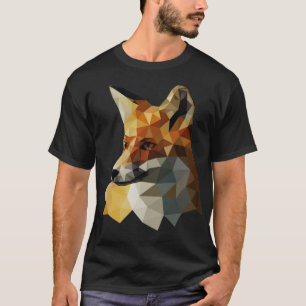 Geometrisches Fox T-Shirt