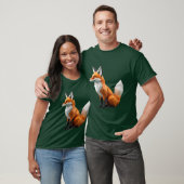 Geometrisches Fox T-Shirt (Unisex)