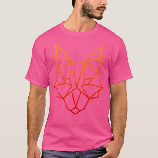 Geometrisches Fox T-Shirt (Vorderseite)
