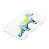 Geometrisches Fox-Tier Magnet (Linke Seite)