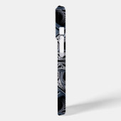 Geometrisches Fraktal Case-Mate iPhone Hülle (Rückseite / Links)