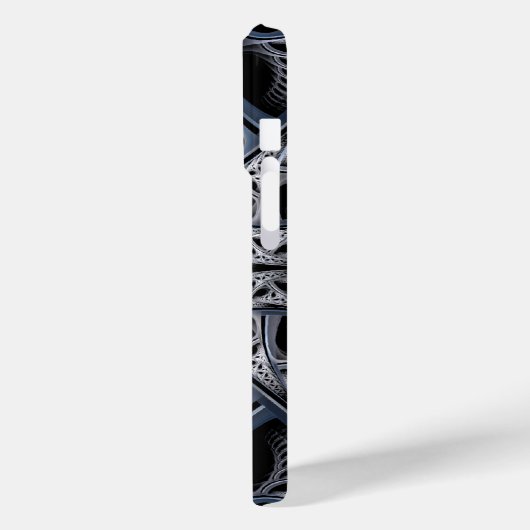 Geometrisches Fraktal Case-Mate iPhone Hülle (Rückseite / Links)