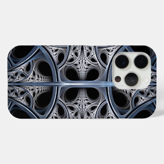 Geometrisches Fraktal Case-Mate iPhone Hülle (Rückseite (Horizontal))