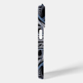 Geometrisches Fraktal Case-Mate iPhone Hülle (Rückseite / Rechts)