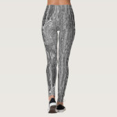 geometrisches Fraktal Leggings (Rückseite)