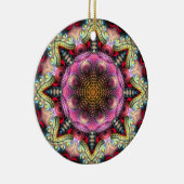 Geometrisches Fraktal Mandala Star Ornament (Rechts)