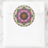 Geometrisches Fraktal Mandala Star Sticker (Tasche)