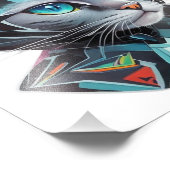 Geometrisches Futuristisches Katalogdesign Fotodruck (Ecke)