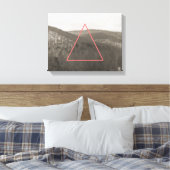 Geometrisches Gebirge Leinwanddruck (Insitu (Schlafzimmer))