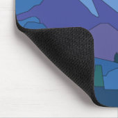 Geometrisches GebirgsSunset Mousepad (Ecke)