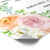 geometrisches, geflochtenes Zeichen Poster (Ecke)