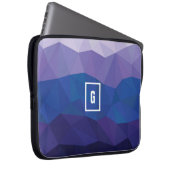 Geometrisches Gehäuse mit niedriger Poly-Design, b Laptopschutzhülle (Vorne Rechts)