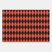 Geometrisches Gemustertes Halloween Geschenkpapier Set (Vorderseite 2)